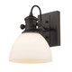 Hines One Light Semi-Flush Mount (3118-1SF RBZ-OP)