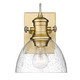 Golden - 3118-BA1 BCB-SD - One Light Bath Vanity - Hines - Brushed Champagne Brass