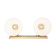 Hines Two Light Vanity (3118-BA2 BCB-OP)