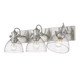 Hines Three Light Bath Vanity (3118-BA3 PW-SD)