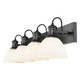 Hines Four Light Vanity (3118-BA4 BLK-OP)