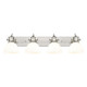 Golden - 3118-BA4 PW-OP - Four Light Vanity - Hines - Pewter