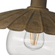 Clemence One Light Flush Mount (3124-FM DR-CLR)