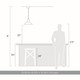 Faroe LED Pendant (3133-P13 EY-GY)
