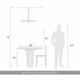Faroe LED Pendant (3133-P24 CO-BK)