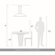 Faroe LED Pendant (3133-P30 CO-BK)