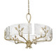 Calla Six Light Chandelier (3160-6 WG-HWG)