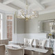 Calla Six Light Chandelier (3160-6 WG-HWG)