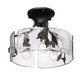 Calla Three Light Semi-Flush Mount (3160-SF NB-HWG)