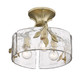Calla Three Light Semi-Flush Mount (3160-SF WG-HWG)