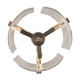 Aenon Three Light Pendant (3164-3P PW-HWG)