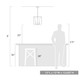 Aenon Three Light Pendant (3164-3P PW-HWG)