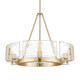 Golden - 3164-6 BCB-HWG - Six Light Chandelier - Aenon - Brushed Champagne Brass
