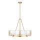 Aenon Six Light Chandelier (3164-6 BCB-HWG)