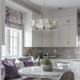 Aenon Six Light Chandelier (3164-6 PW-HWG)