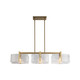 Aenon Three Light Linear Pendant (3164-LP BCB-HWG)