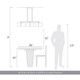 Aenon Three Light Linear Pendant (3164-LP PW-HWG)
