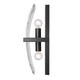 Aenon Two Light Wall Sconce (3164-WSC BLK-HWG)