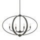 Golden - 3167-LP EB - Six Light Linear Pendant - Colson - Etruscan Bronze