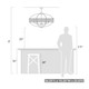 Colson Six Light Linear Pendant (3167-LP PW-PW)