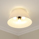 Penn Three Light Flush Mount (3189-FM BLK-MWS)