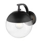 Dixon One Light Wall Sconce (3219-1W BLK-BLK)