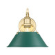 Orwell One Light Wall Sconce (3306-1W BCB-GN)