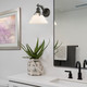 Orwell One Light Wall Sconce (3306-1W BLK-OP)