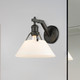 Orwell One Light Wall Sconce (3306-1W BLK-OP)