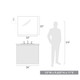 Orwell One Light Wall Sconce (3306-1W BLK-OP)