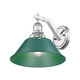 Golden - 3306-1W CH-GN - One Light Wall Sconce - Orwell - Chrome