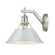 Orwell One Light Wall Sconce (3306-1W PW-DB)