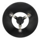 Orwell Three Light Flush Mount (3306-3FM BLK-BLK)