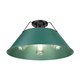Orwell Three Light Flush Mount (3306-3FM BLK-GN)
