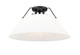 Golden - 3306-3FM BLK-OP - Three Light Flush Mount - Orwell - Matte Black