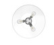Orwell Three Light Flush Mount (3306-3FM CH-CLR)