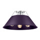 Golden - 3306-3FM CH-EP - Three Light Flush Mount - Orwell - Chrome