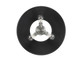 Orwell Three Light Flush Mount (3306-3FM PW-BLK)