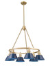 Orwell Six Light Chandelier (3306-6 BCB-NVY)