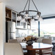 Orwell Six Light Chandelier (3306-6 BLK-CLR)