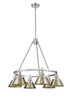 Orwell Six Light Chandelier (3306-6 PW-AB)