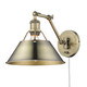 Orwell One Light Wall Sconce (3306-A1W AB-AB)