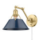 Orwell One Light Wall Sconce (3306-A1W BCB-NVY)