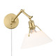 Golden - 3306-A1W BCB-OP - One Light Wall Sconce - Orwell - Brushed Champagne Brass