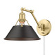 Orwell One Light Wall Sconce (3306-A1W BCB-RBZ)