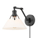Orwell One Light Wall Sconce (3306-A1W BLK-OP)