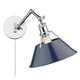 Orwell One Light Wall Sconce (3306-A1W CH-NVY)