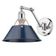 Orwell One Light Wall Sconce (3306-A1W CH-NVY)