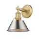 Golden - 3306-BA1 BCB-PW - One Light Bath Vanity - Orwell - Brushed Champagne Brass