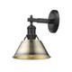 Orwell One Light Bath Vanity (3306-BA1 BLK-AB)